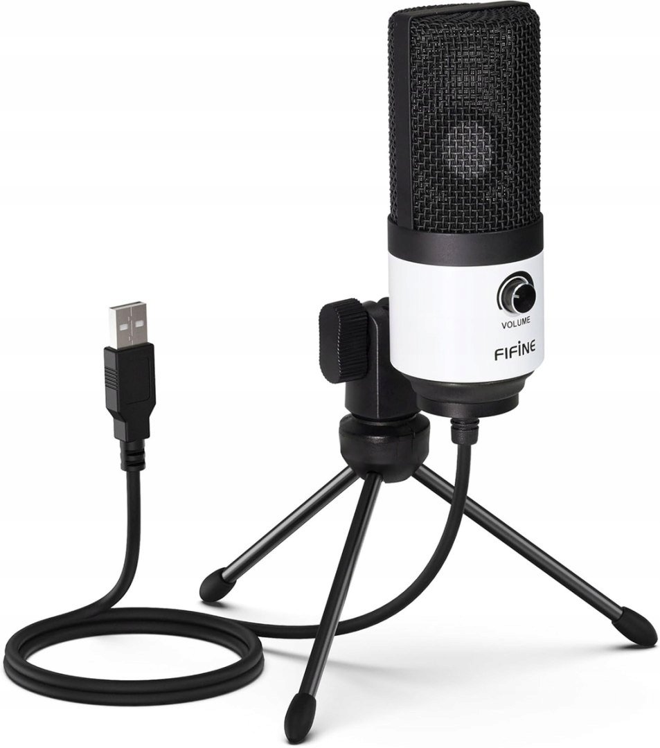 Fifine K669BW studio microphone (white) |