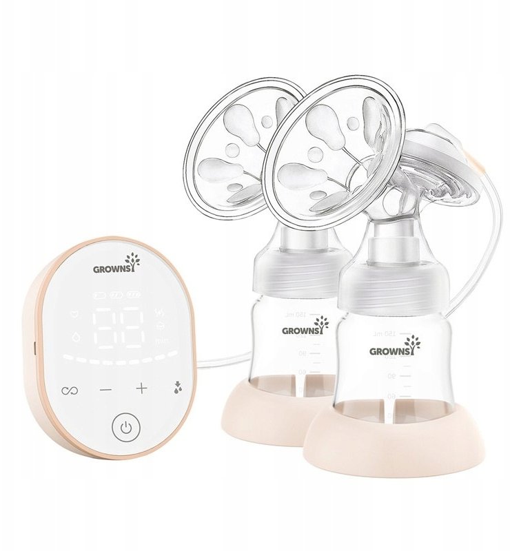 Grownsy double breast pump (pink) |
