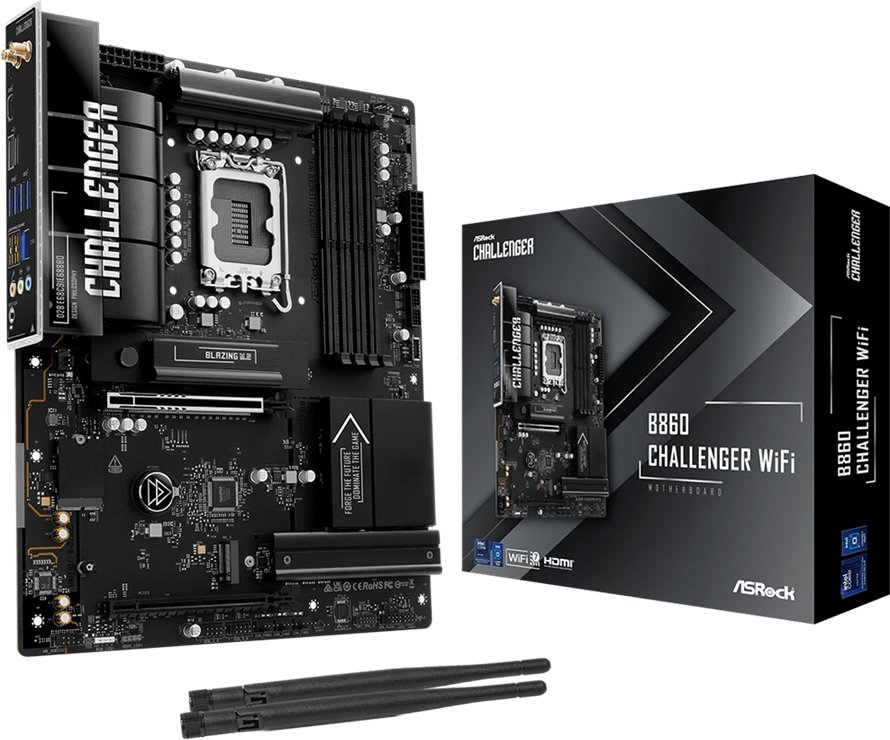 Asrock B860 CHALLENGER WIFI motherboard |