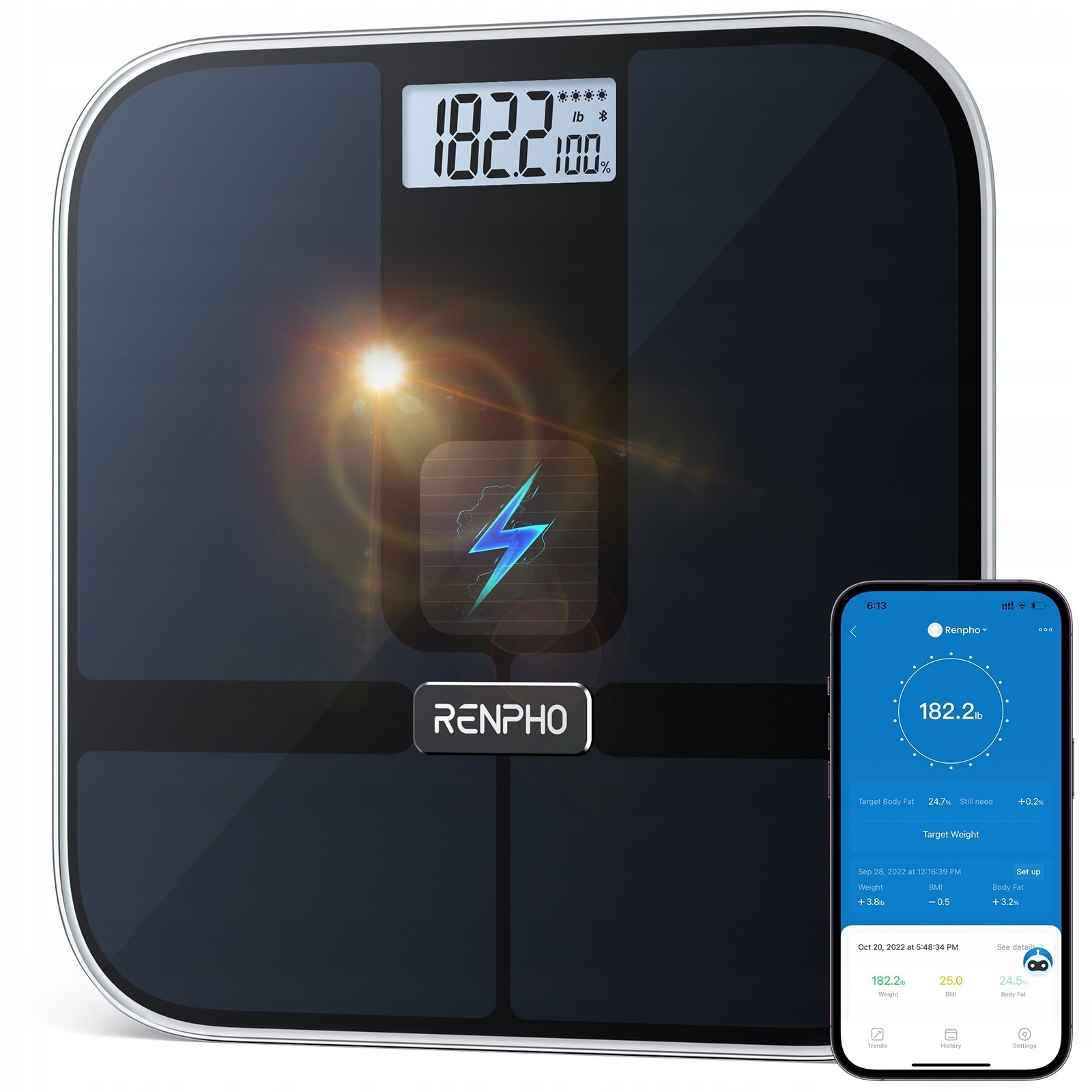 Waga łazienkowa Renpho RENPHO Elis Solar