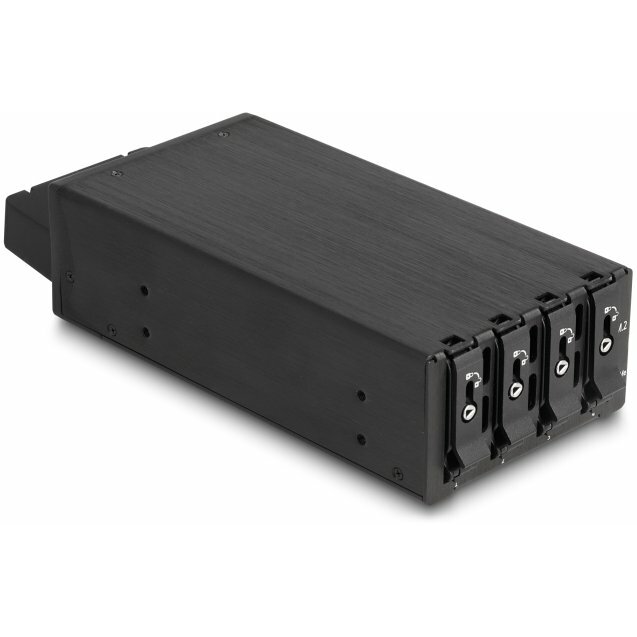 DeLOCK Slim Bay Wechselrahmen für 4