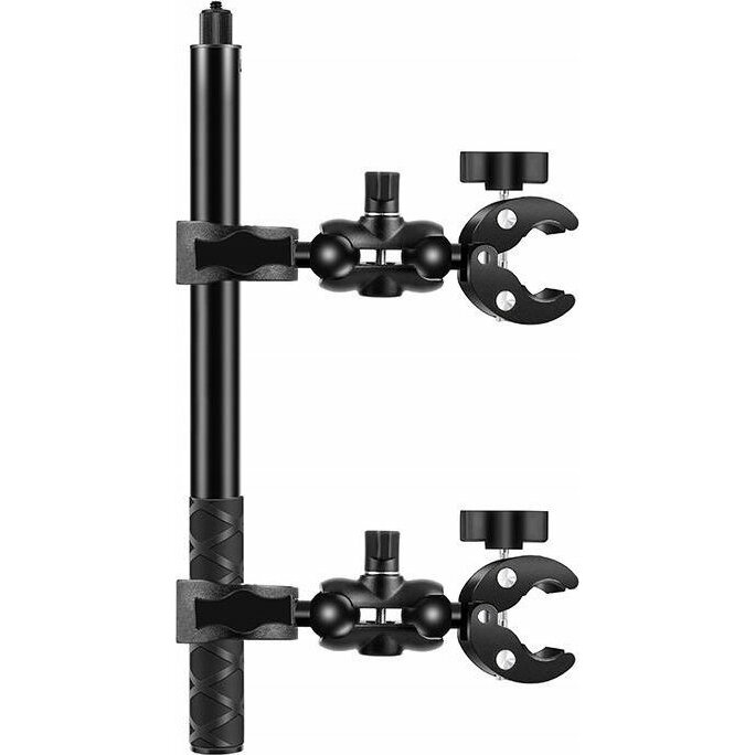 Motorcycle/bicycle mount PULUZ with two clamps