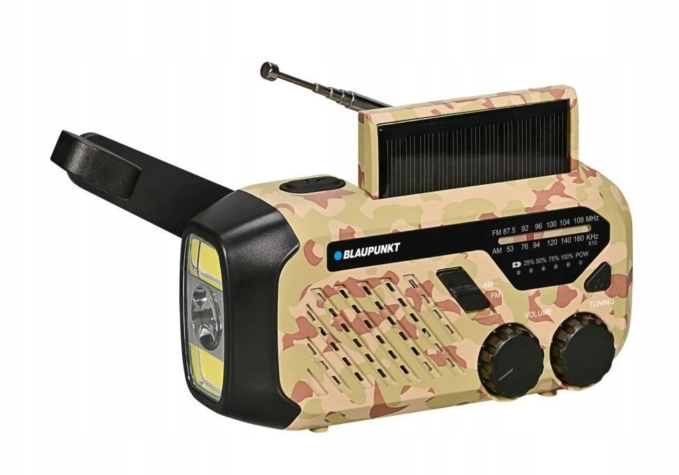 Emergency alarm radio BLAUPUNKT ER10DC, desert
