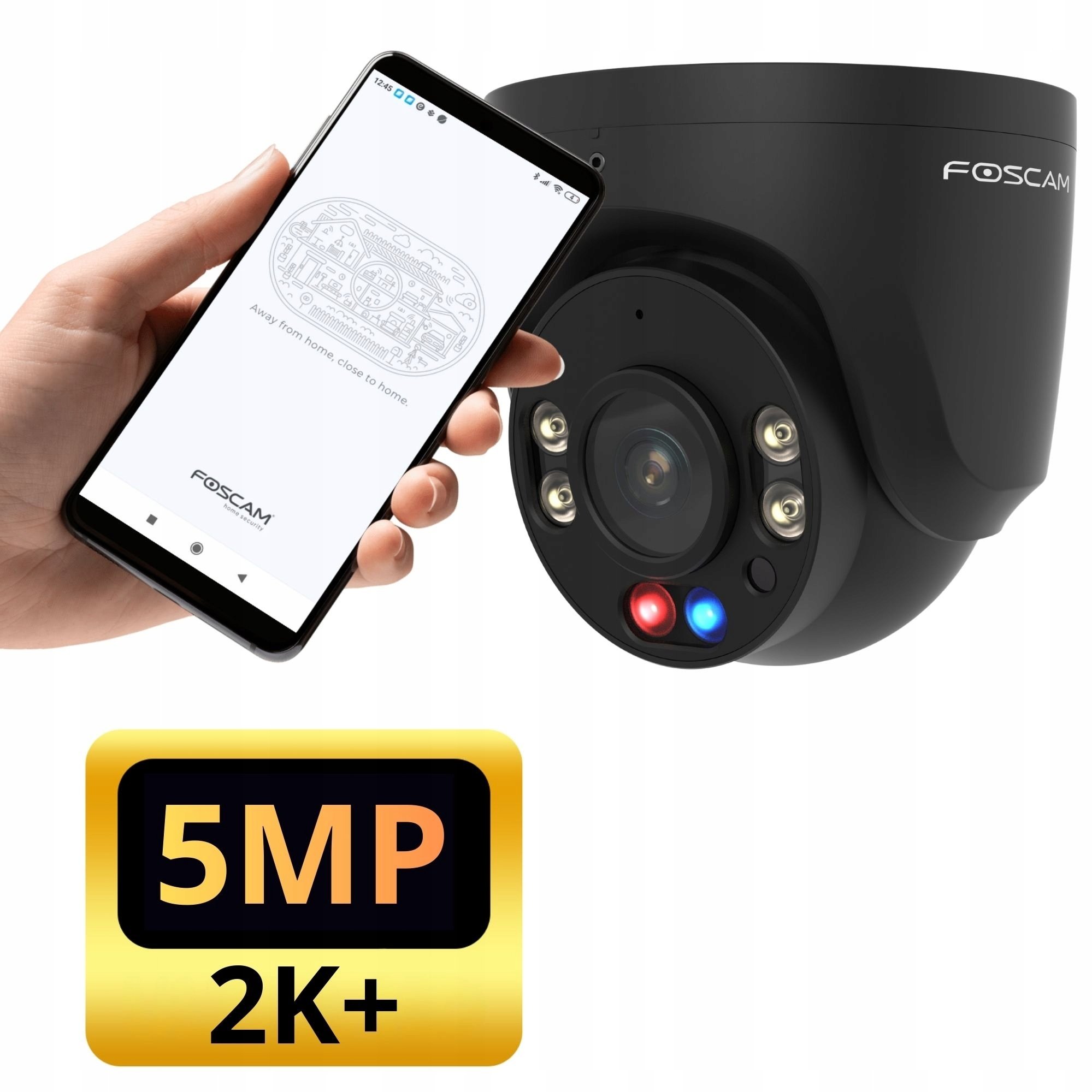 Foscam W5EP 5MP POE IP Surveillance