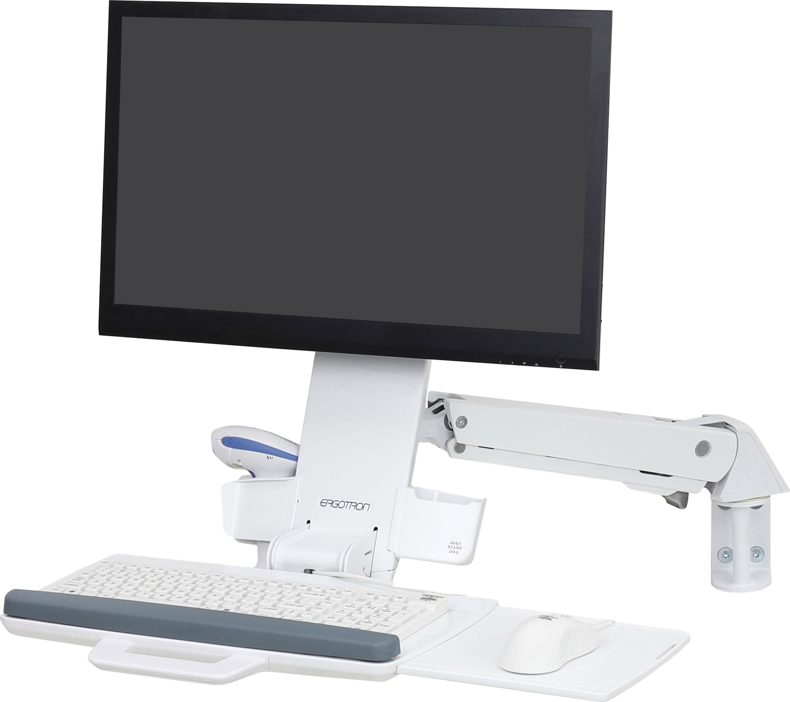 ERGOTRON StyleView Sit-Stand Combo Arm weiss
