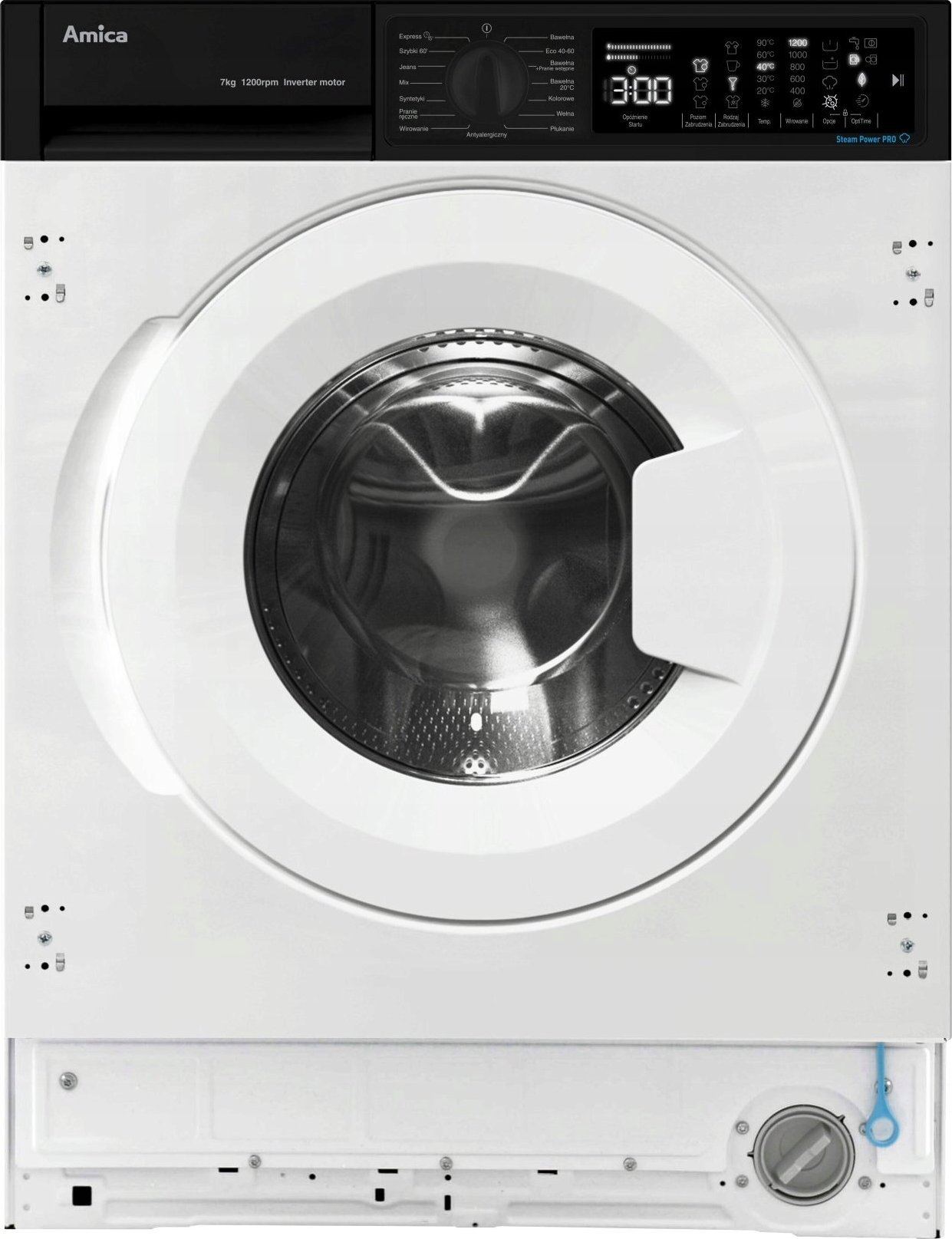 Amica WABIC712ALiStO Built-in washing machine |