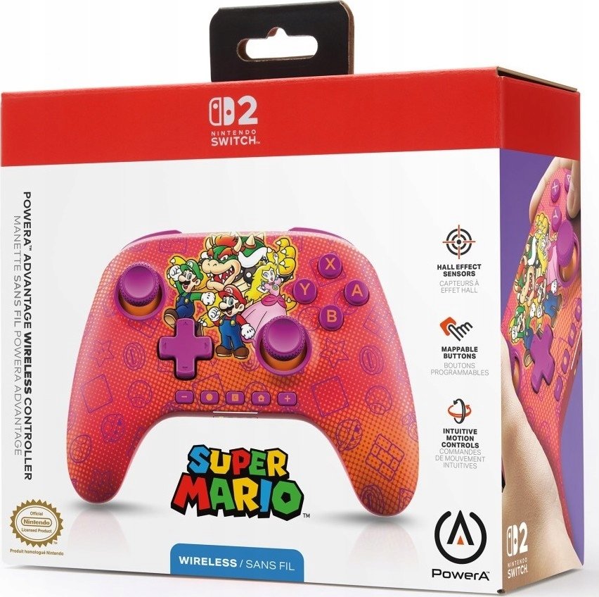 Pad PowerA bezprzewodowy Advantage Mario and