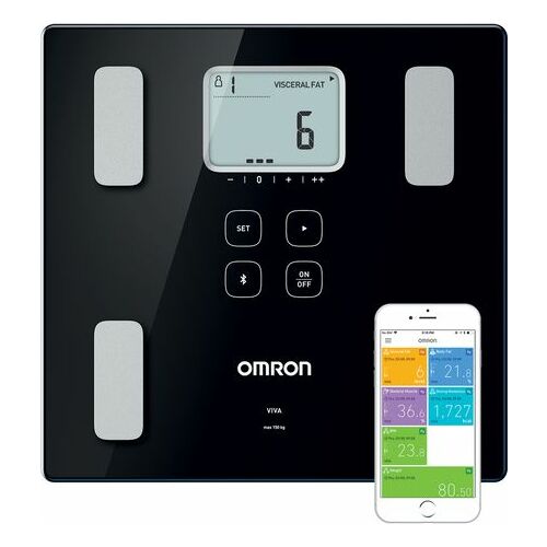 Omron VIVA Square Black Electronic personal
