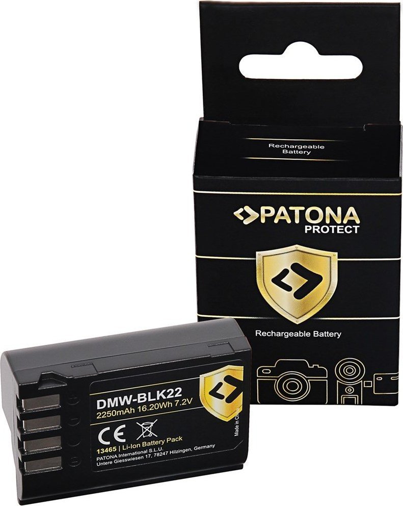Akumulator Patona Akumulator Protect DMW-BLK22 2250mAh