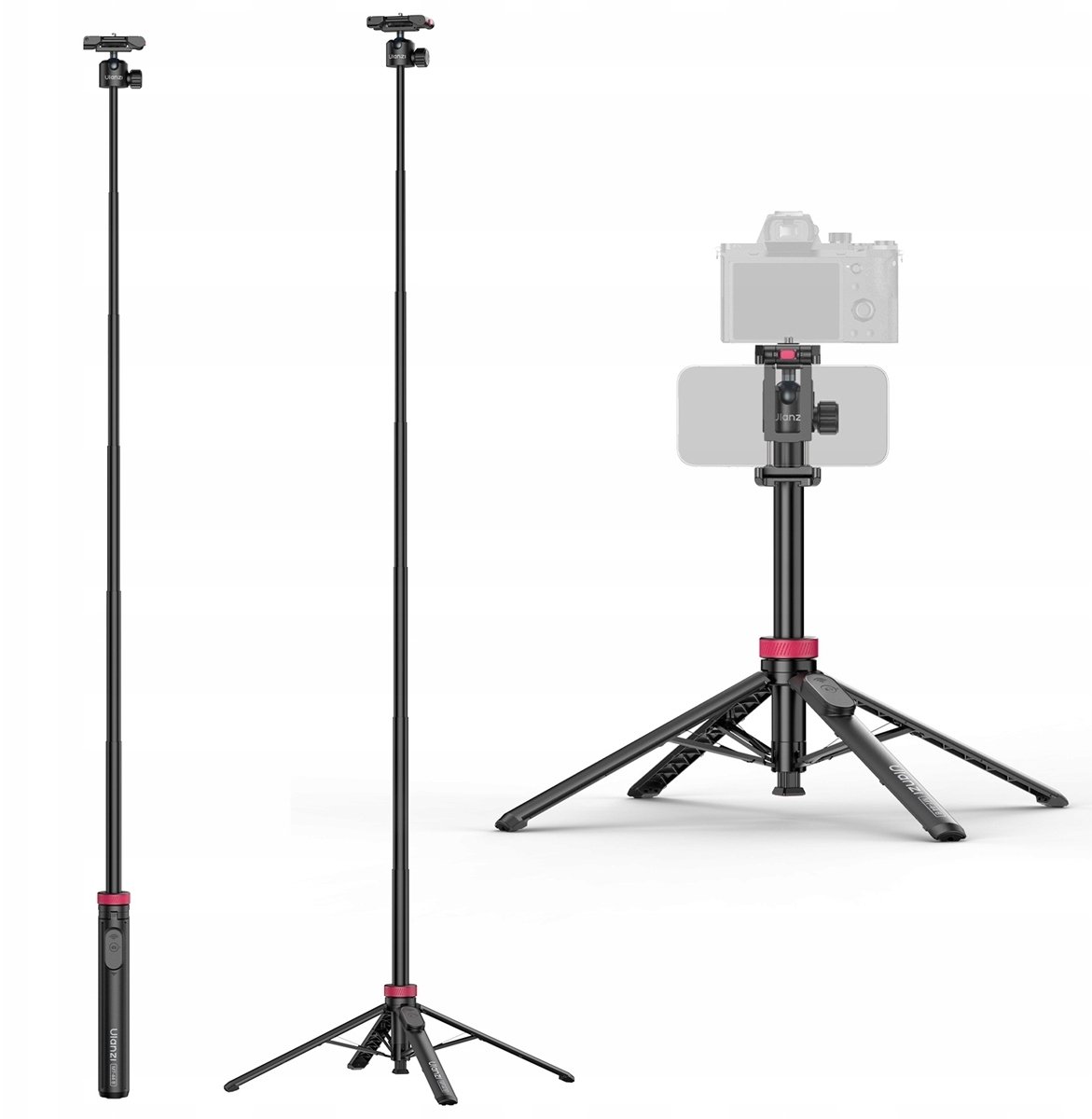 Ulanzi Statyw Kijek Selfie Stick 2in1