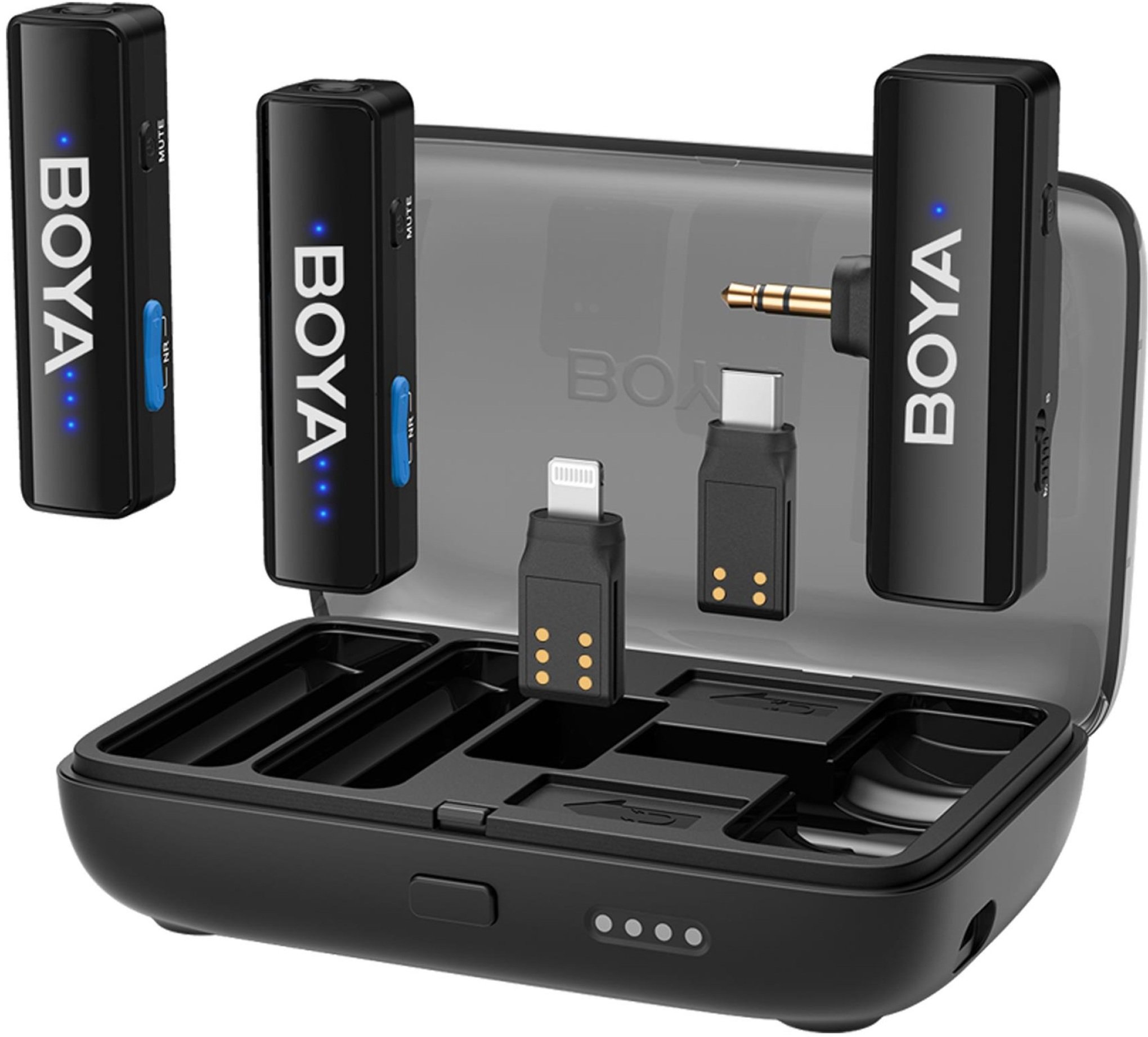 BOYA Microphone Wireless, All-in-one, 2.4GHz