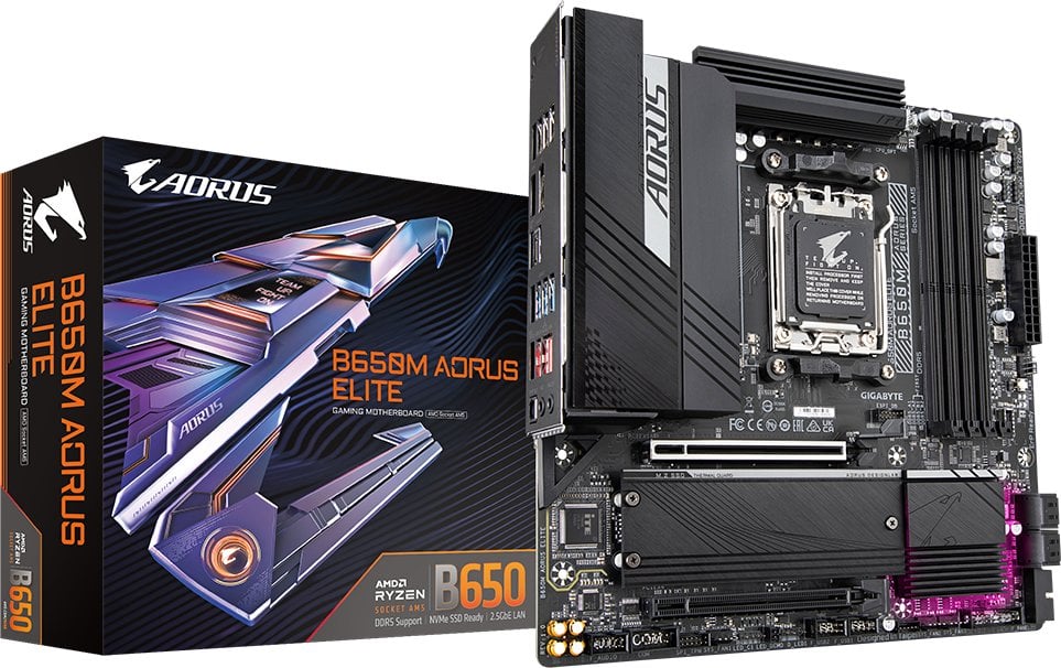 Gigabyte B650M AORUS ELITE Motherboard, AM5