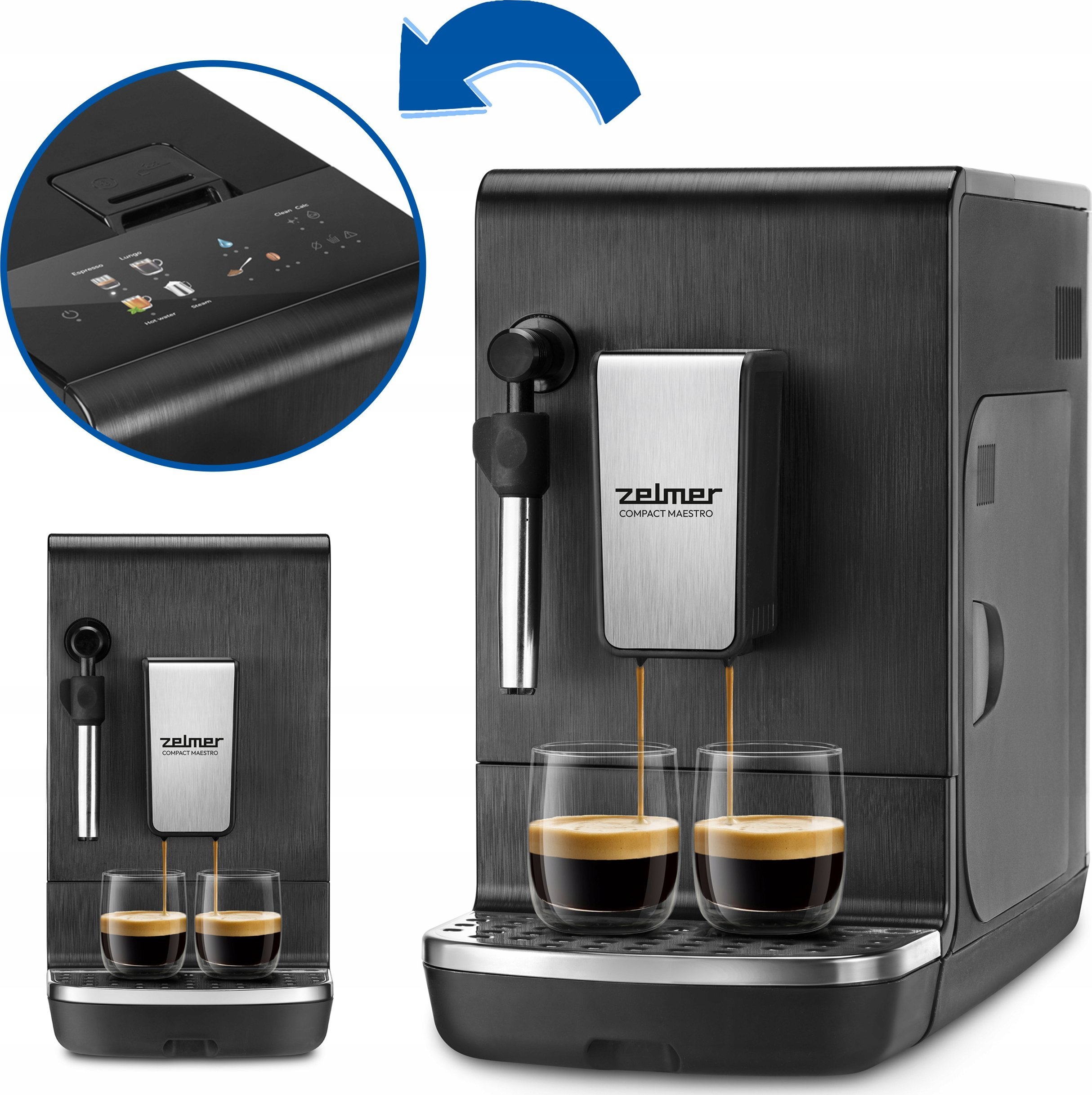 DeLonghi Zelmer Compact Maestro ZCM8110 Black