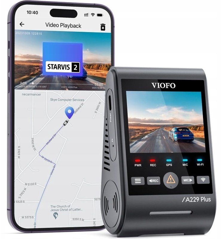 VIOFO A229 PLUS 1CH-G GPS video