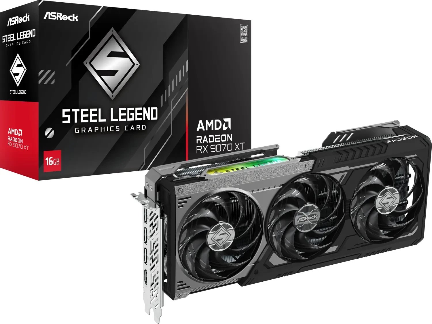 ASRock Radeon RX 9070 XT STEEL