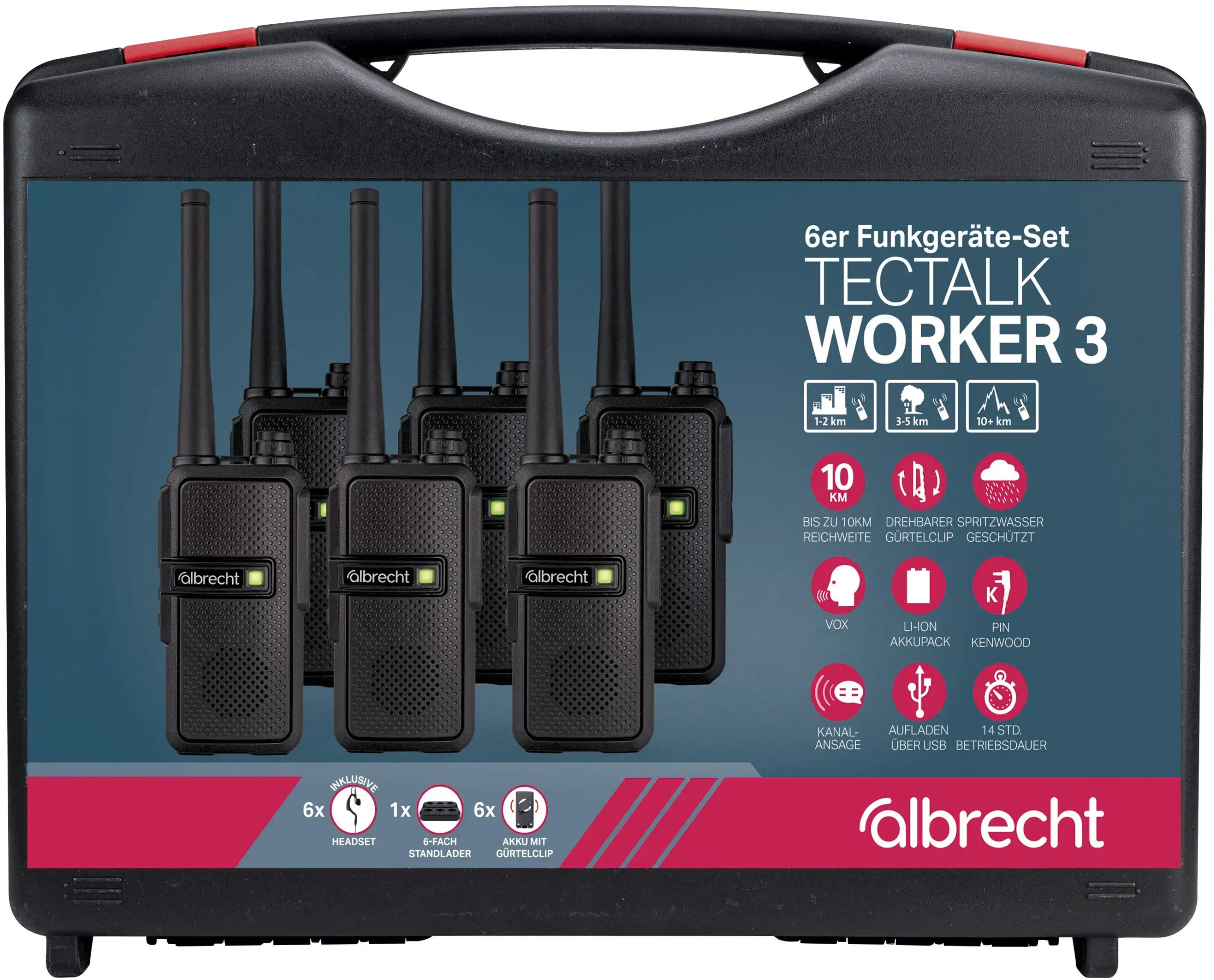 Albrecht Tectalk Worker 3 PMR446 6er