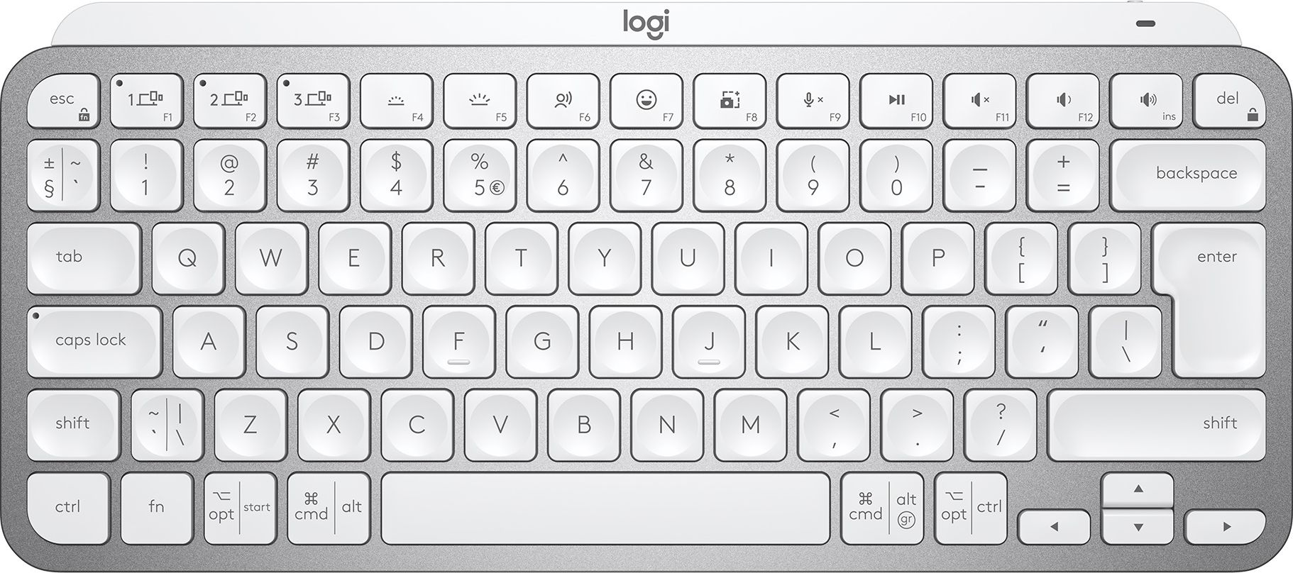 Logitech MX Keys Mini Light Gray