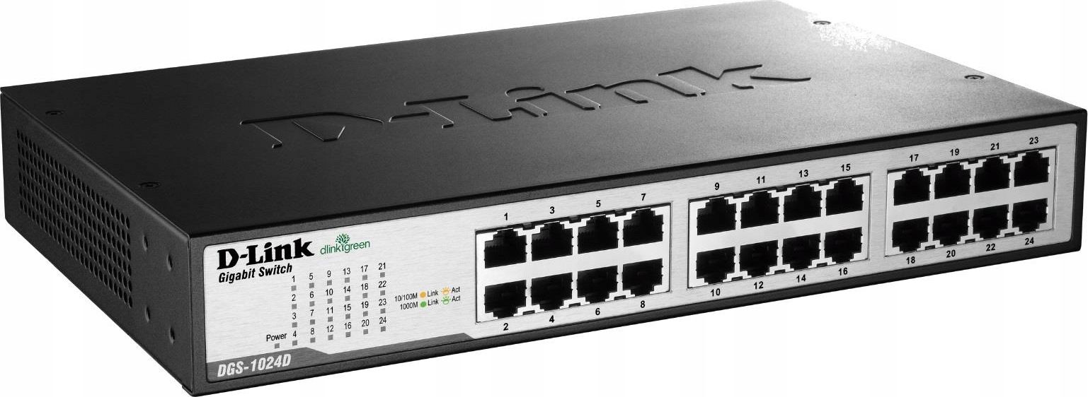 D-Link DGS-1024D switch L2 24x1GBE Desktop/Rack