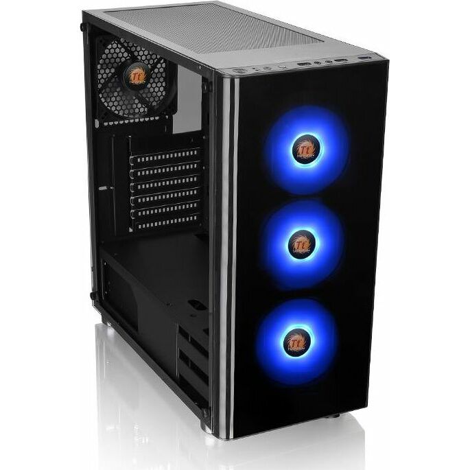 Thermaltake V200 PC Case, Tempered Glass