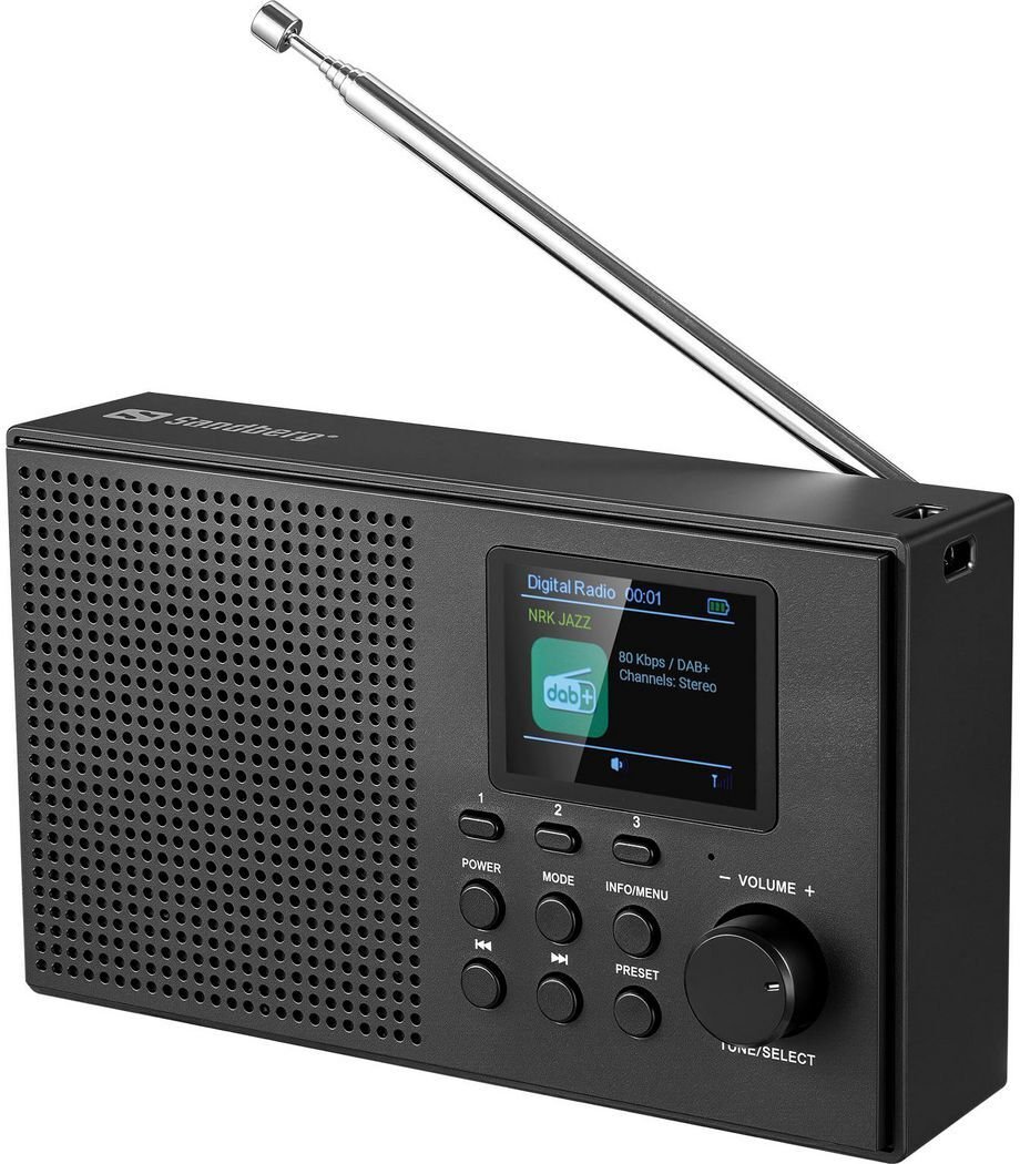 Radio Sandberg Speaker Radio DAB+BT Recharge