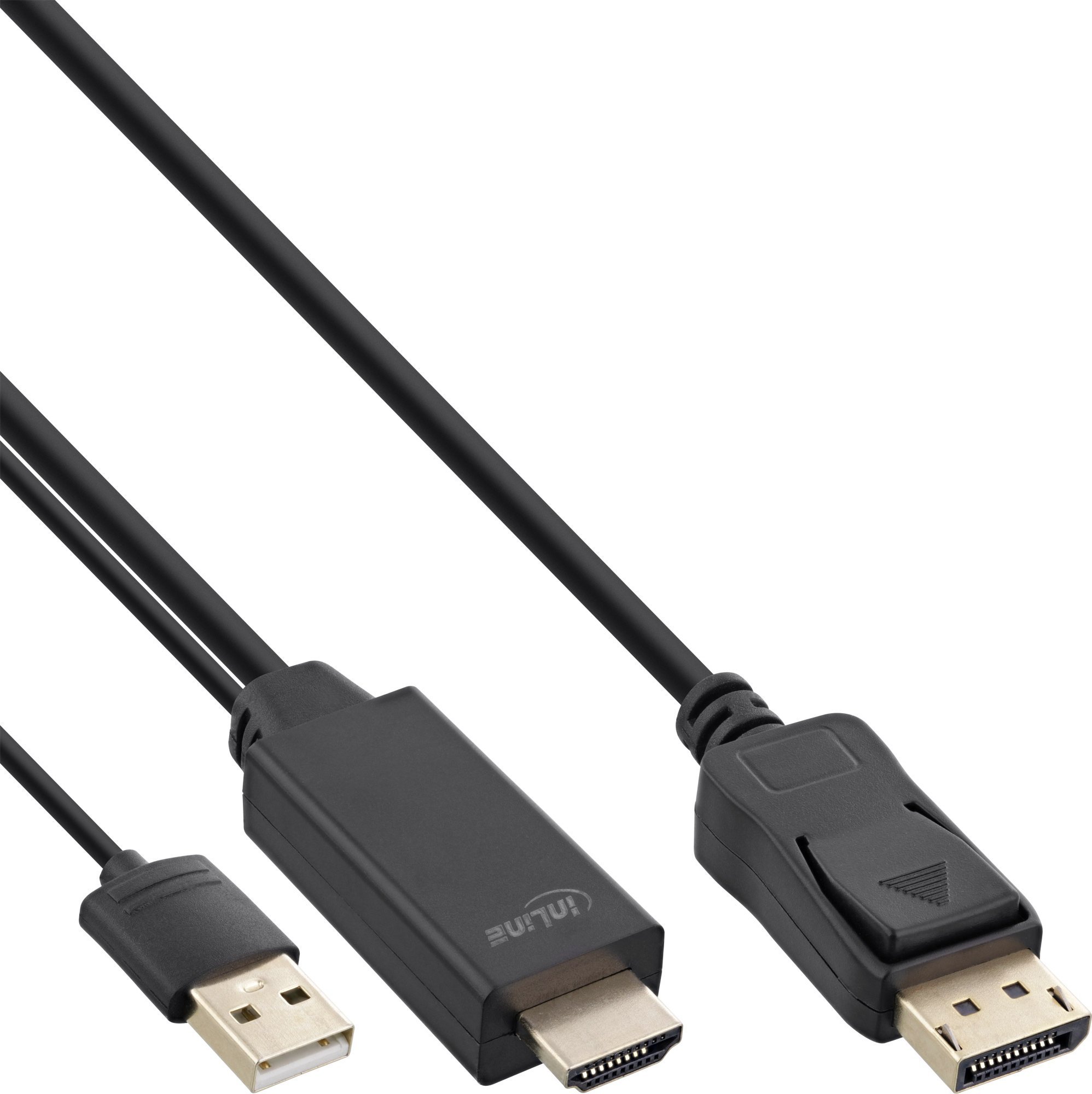 Kabel InLine DisplayPort - HDMI 1