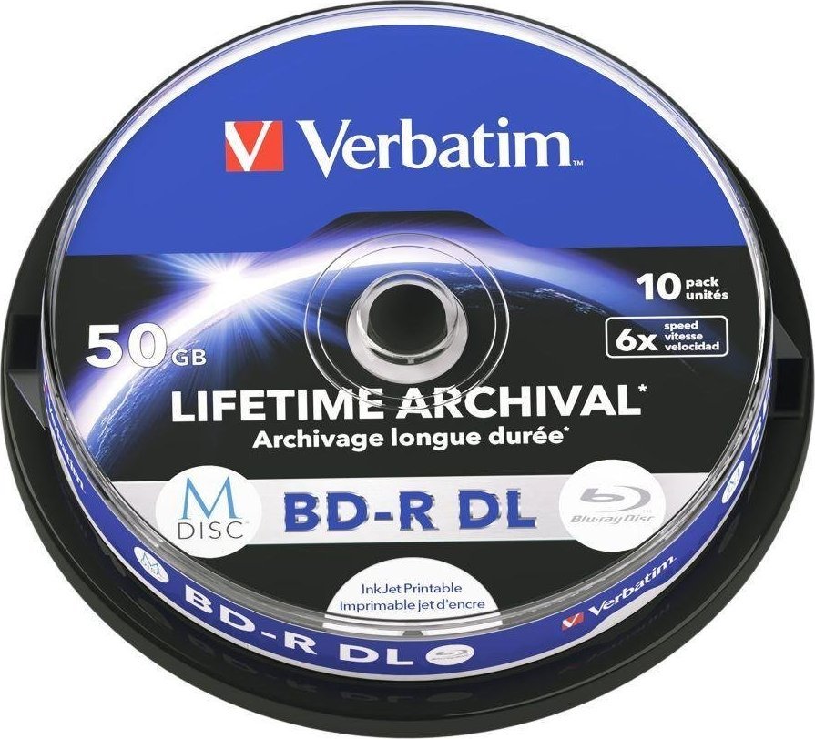 Verbatim 1x10 Verbatim M-Disc BD-R BluRay