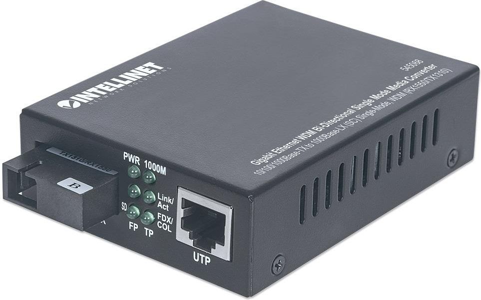 Konwerter światłowodowy Intellinet Network Solutions MEDIA