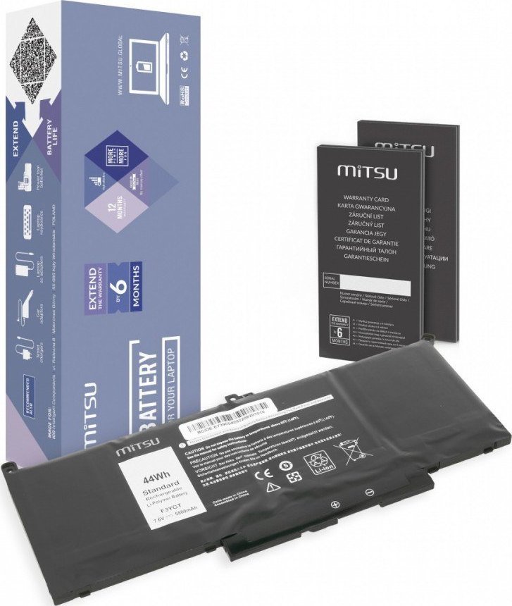 Mitsu Battery for Dell Latitude 7390