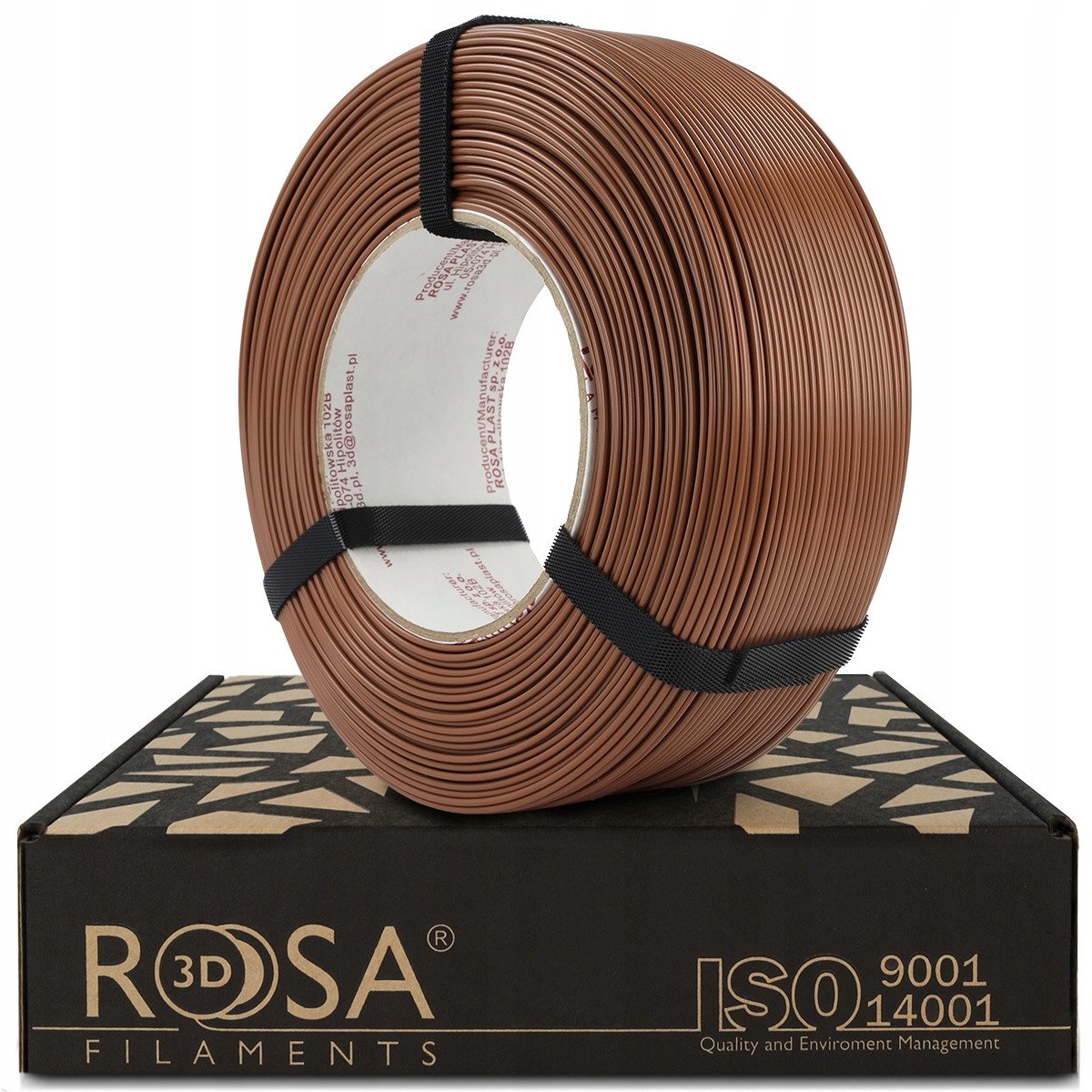 ROSA3D 3D plastik PLA brązowy/czekoladowy (Mocha