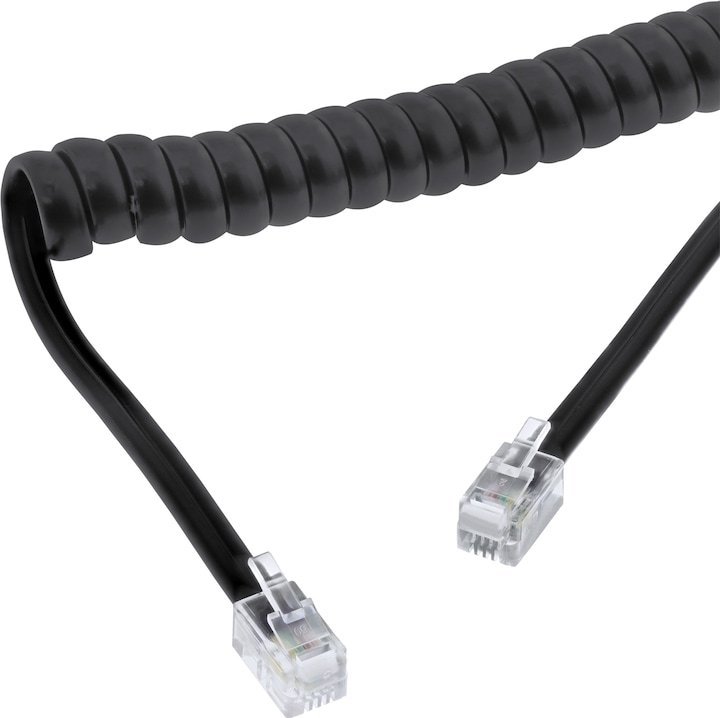 Helos Kabel połączeniowe 6P4C/6P4C, 4adr., 1