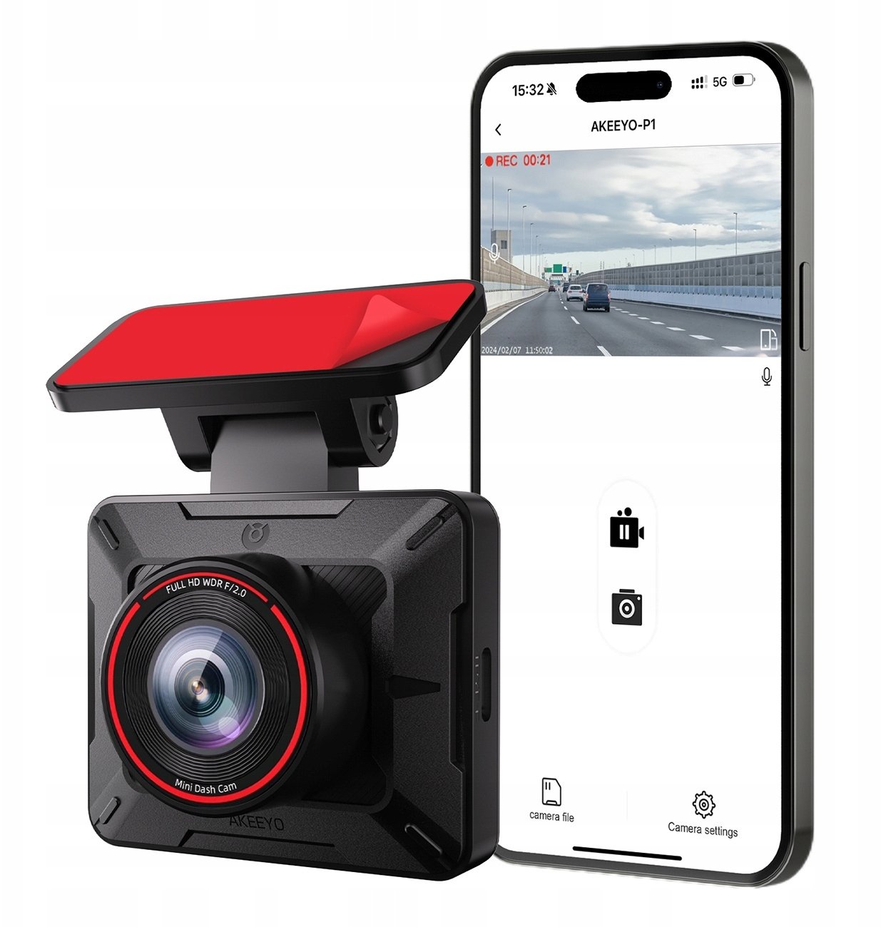 Dod Tech Kamera samochodowa AKEEYO P1