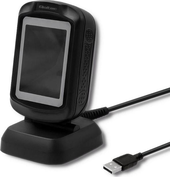 Qoltec Desktop barcode scanner 1D, 2D