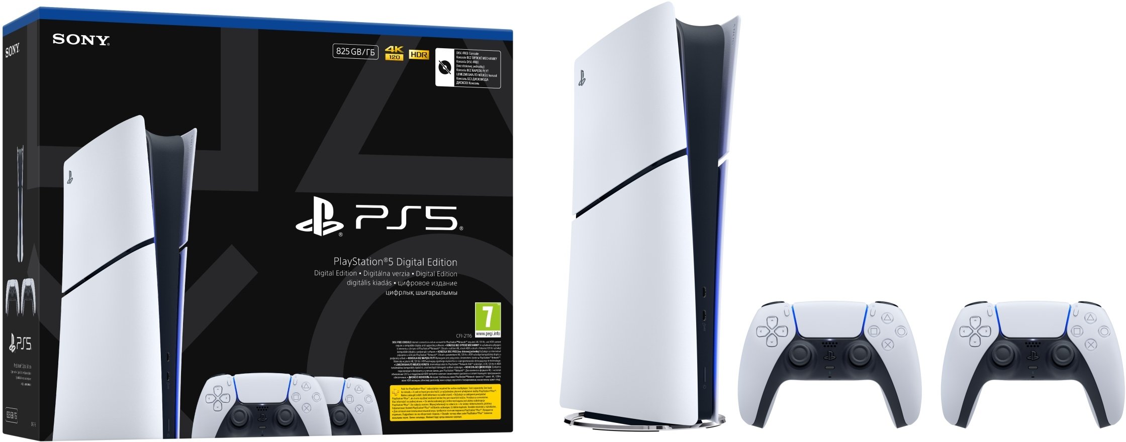 SONY PS5 Digital Edition 825GB console