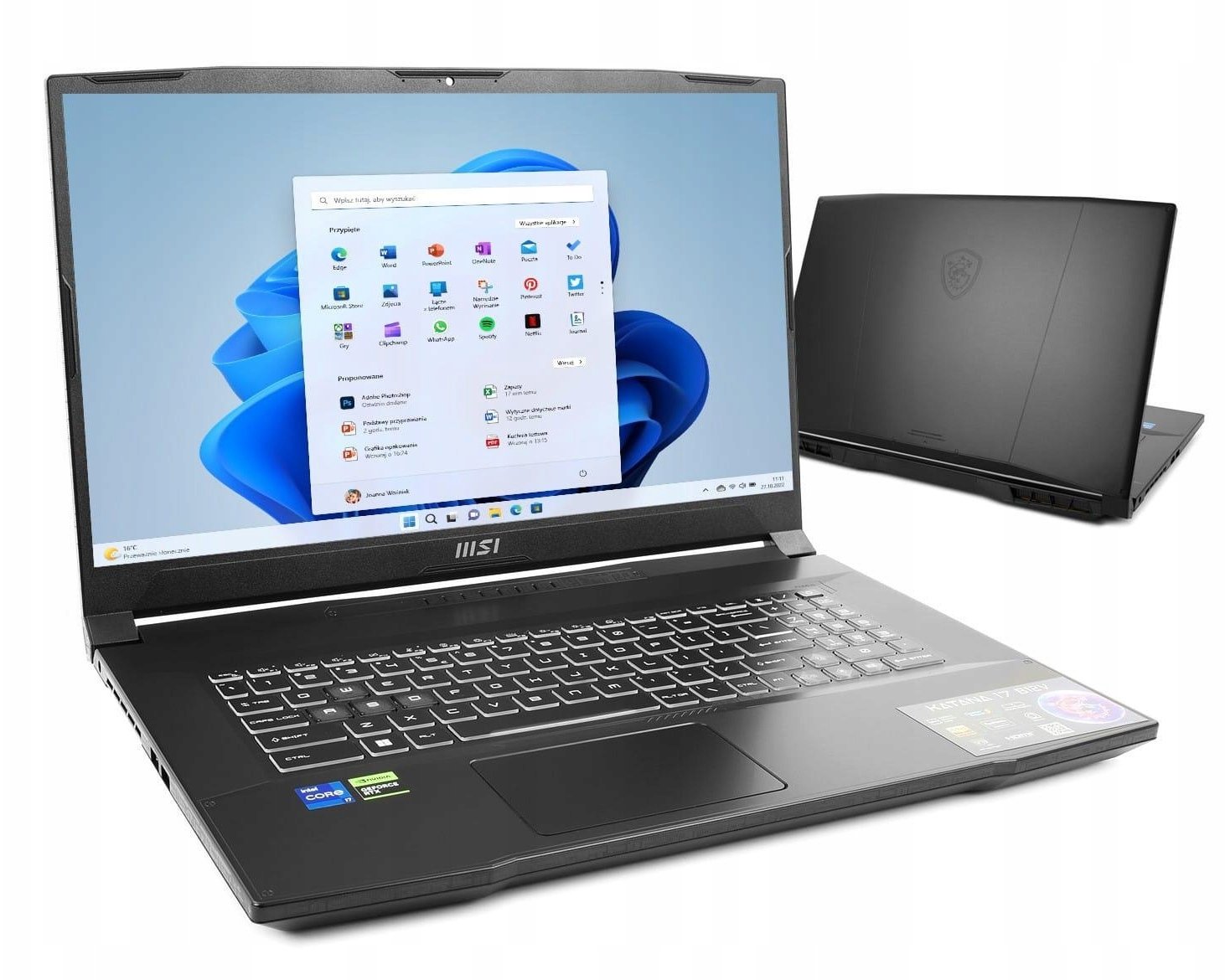 MSI Katana 17 B13VEK-1261XPL - i7-13620H