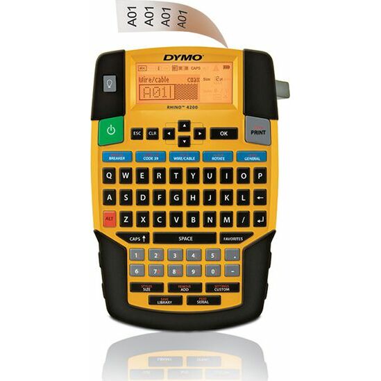DYMO RHINO 4200 label printer QWERTY