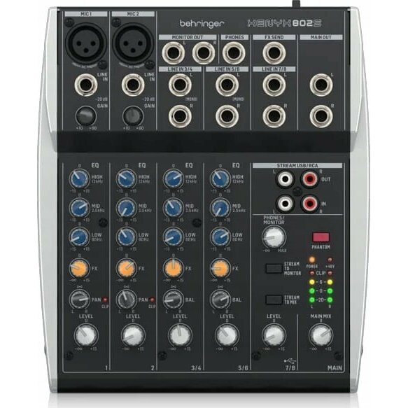 Behringer XENYX 502S - analogue audio