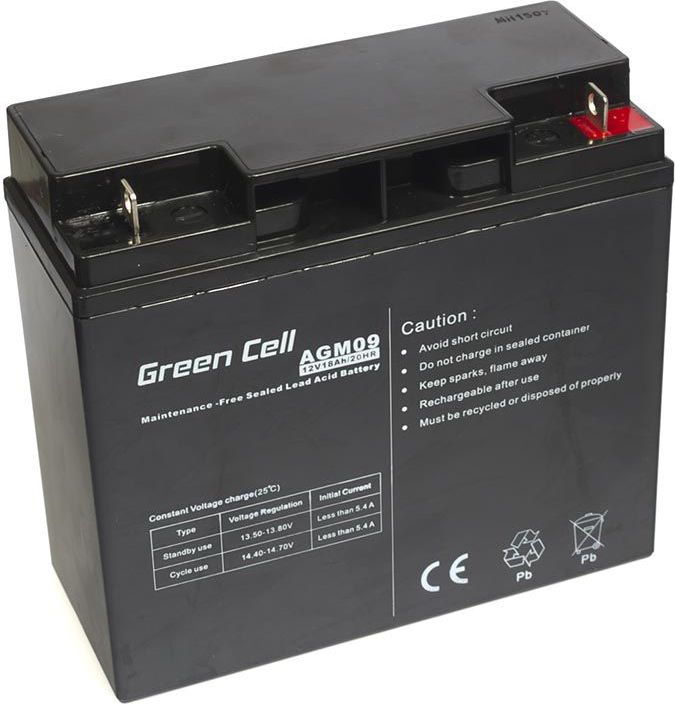 Green Cell Akumulator 12V/18Ah (AGM09) |