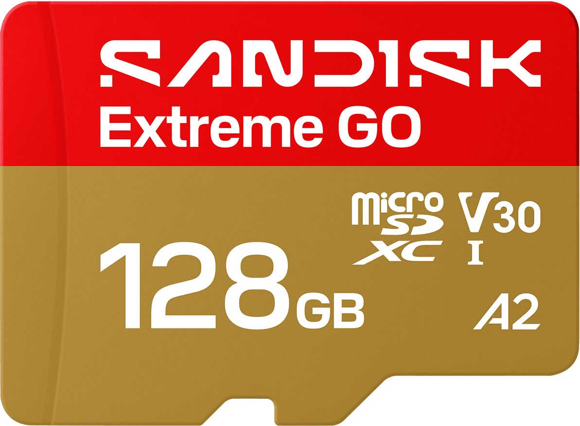 SanDisk Extreme GO microSDXC 128GB SDSQXGN-128G-GN6MN