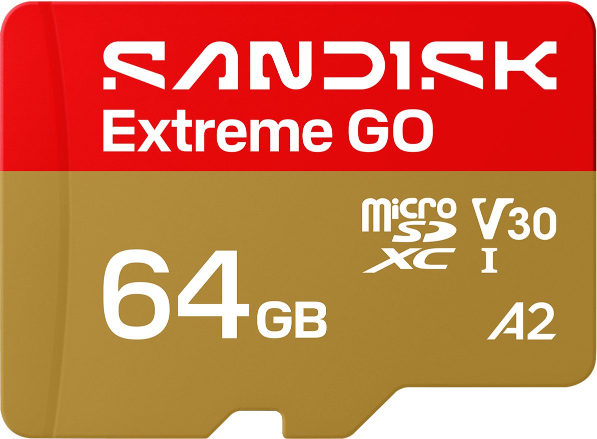 SanDisk Extreme GO microSDXC 64GB SDSQXGN-064G-GN6MN