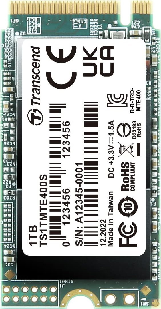 Transcend MTE400S 1TB M.2 2242