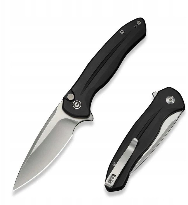 CIVIVI Nóż Button Lock Kitefin Black