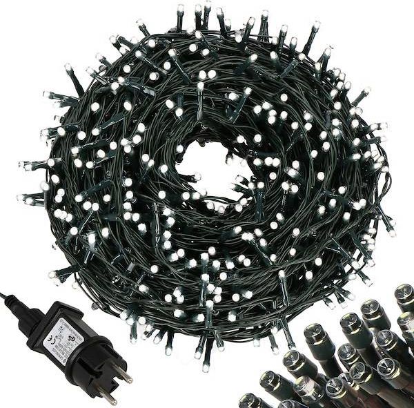 Lampki choinkowe Springos 1000 LED białe