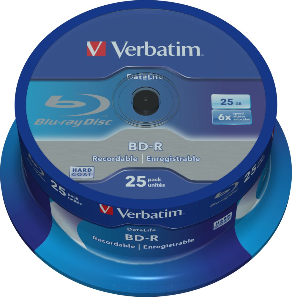 Verbatim BD-R 25 GB 6x 25