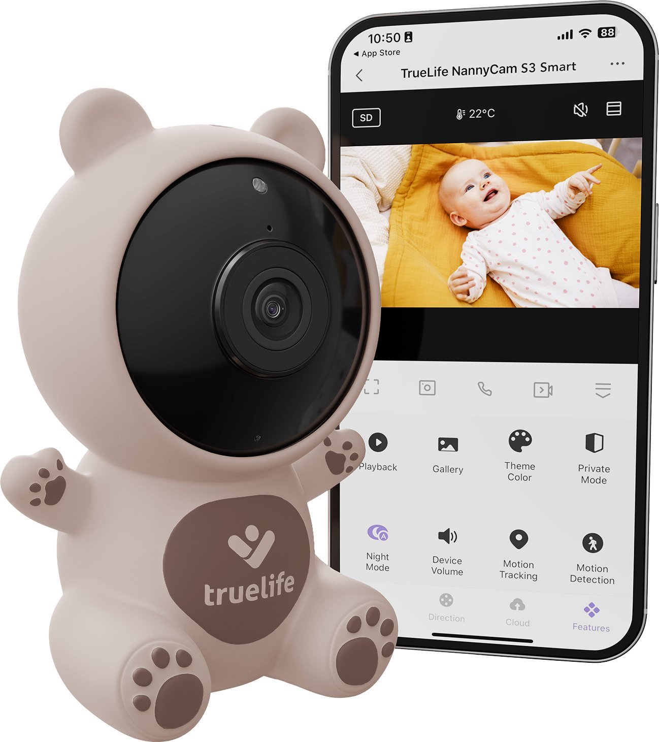 TrueLife NannyCam S3 Smart Smart baby