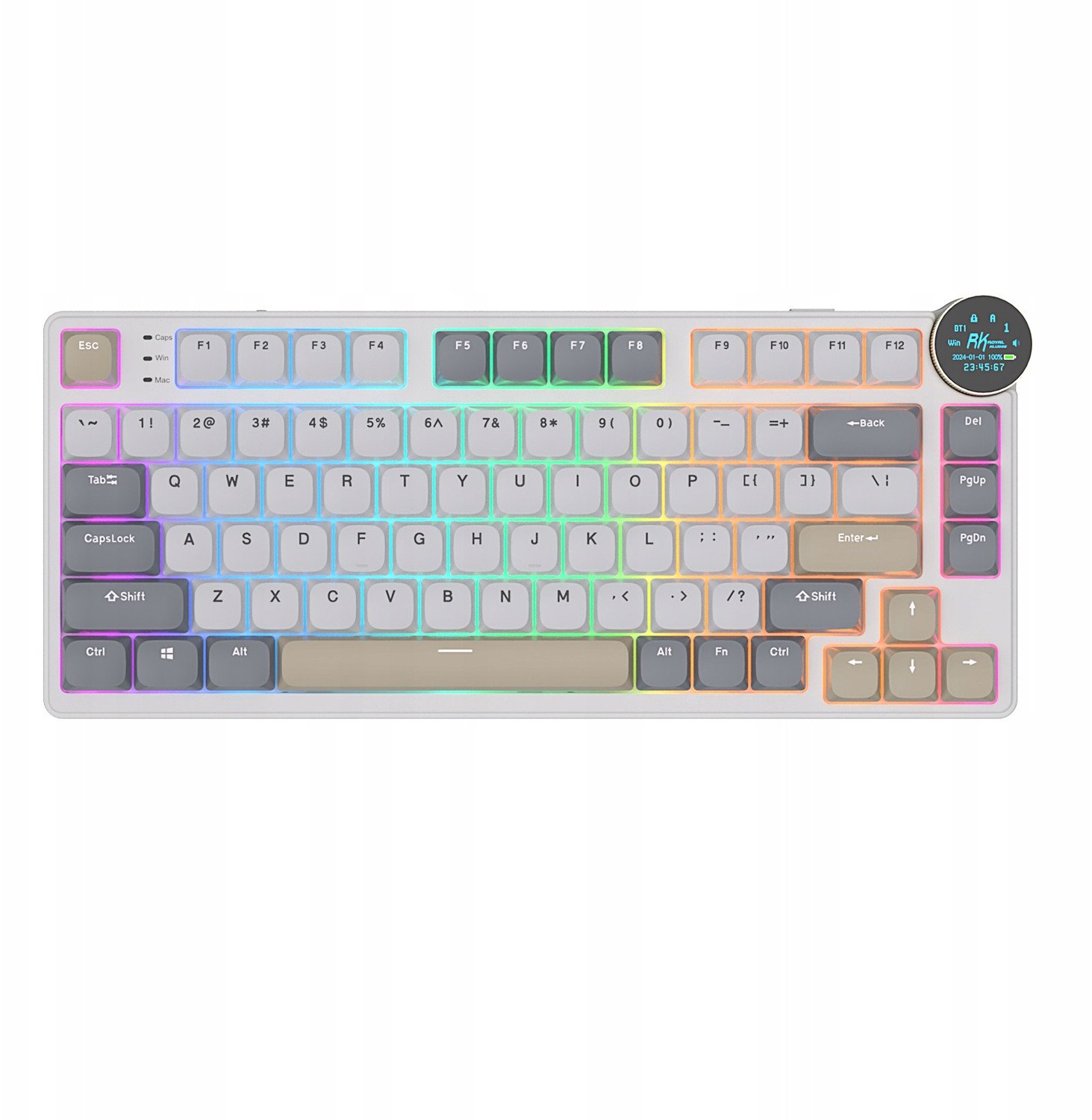 ROYAL KLUDGE N80 Pearly Dawn, Red