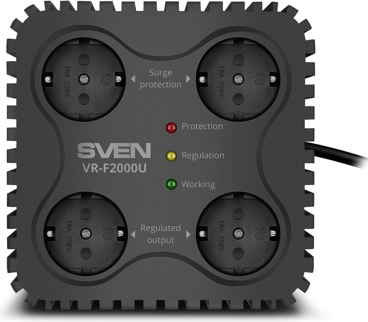 Sven automatyczny stabilizator napięcia 530W 3xUSB
