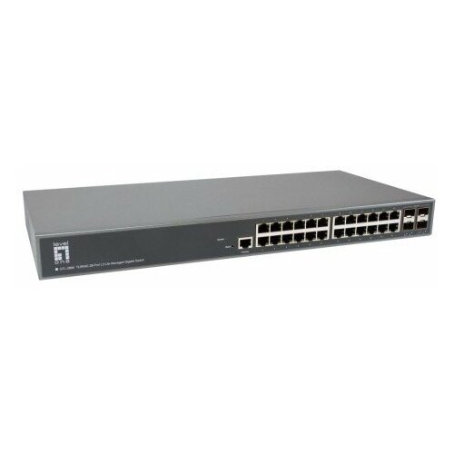 LevelOne Level One  24xGE/4x10GSFP+ TURING 19&quot