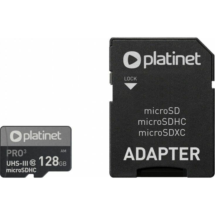 Platinet Pro microSDXC 128GB PMMSDX128UIII -