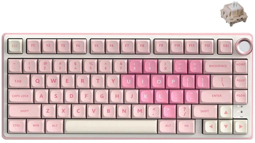 ROYAL KLUDGE R75 Pink Melody, Cream