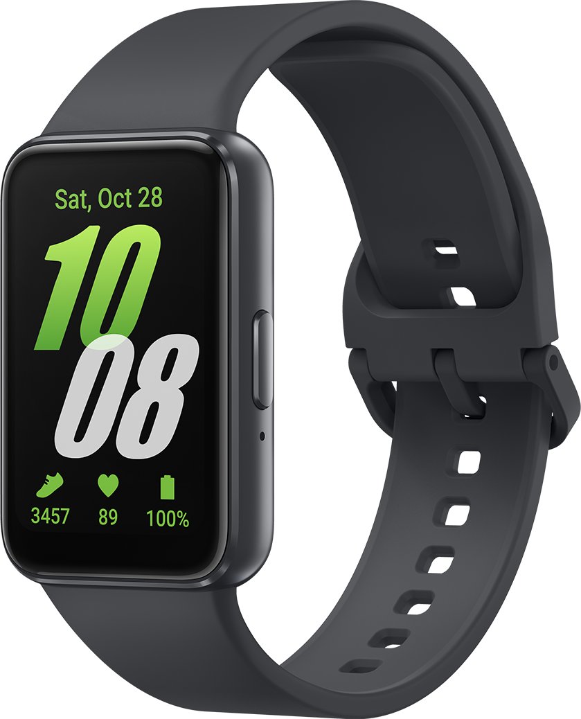 Samsung Galaxy Fit3 SM-R390 Fitnessarmband dunkelgrau
